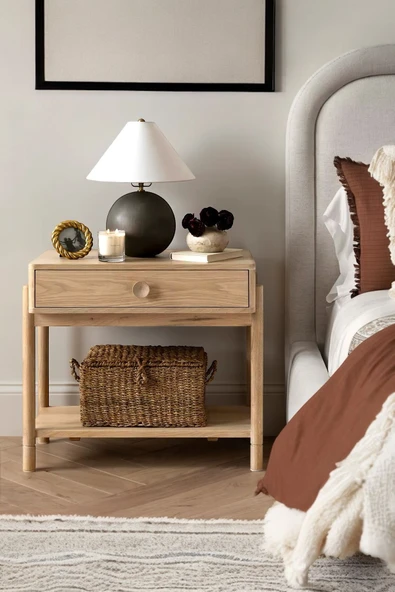 Sezka Life 3 Boy Hasır Dokuma Dikdörtgen Çamaşır Sepeti Banyo Mutfak Düzenleyici Sepet Organizer - Resim 2