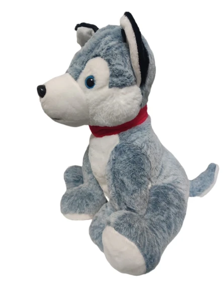 Peluş Husky Köpek 60 Cm - Resim 2