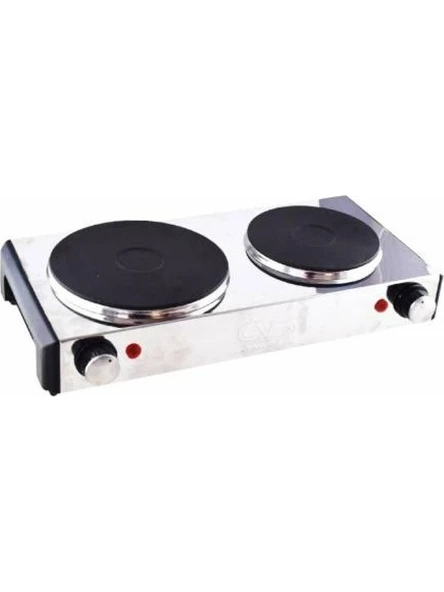 cvs Dn 203 Ikili Pleyt Elektrikli Ocak Silver ürün görseli