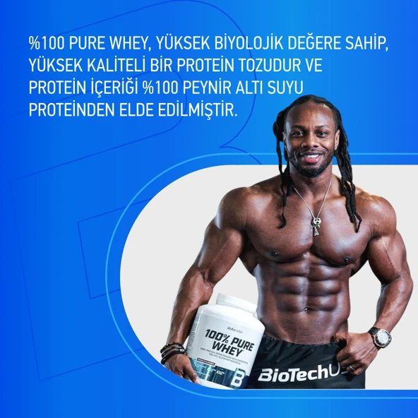 BioTechUSA 100% Pure Whey 2270 gr - Resim 3