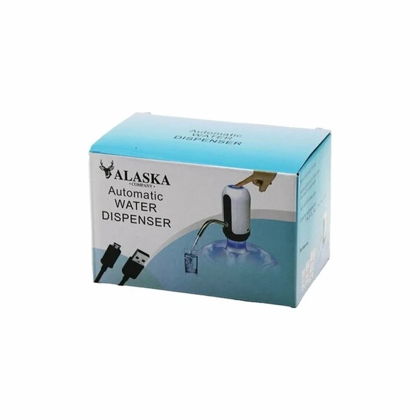 ALASKA SDR D-01 (USB ŞARJLI & OTOMATİK) DAMACANA SU POMPASI (ŞARJ GÖSTERGELİ & DOKUNMATİK DÜĞME) (4W & 5V)*60 ürün görseli