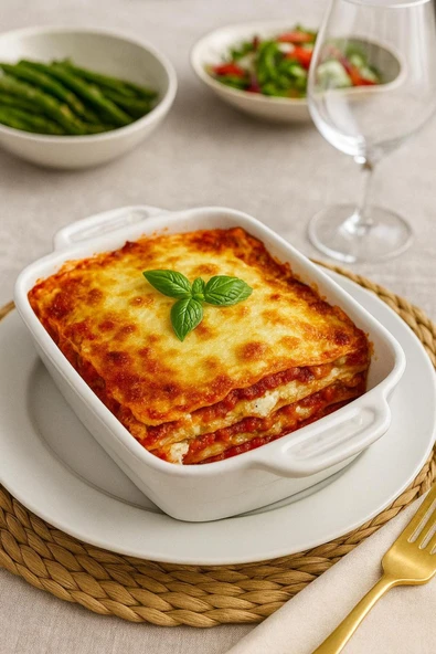 Sezka Life Kulplu Seramik Lazanya Fırın Kabı Izgara Taban Fırın Kek Kalıbı ürün görseli 1