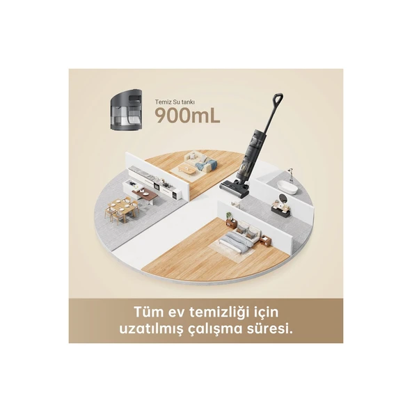 Dreame H12 Core Islak Kuru Şarjlı Dikey Süpürge - Resim 4