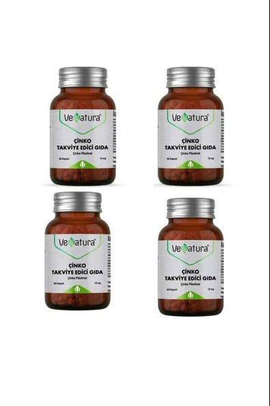 Venatura Çinko 15 mg 60 Kapsül 4 Adet ürün görseli