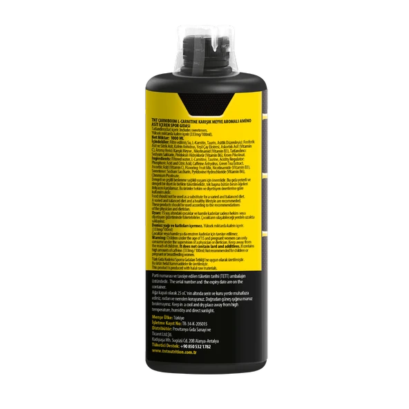 TNT Carniboom L-Carnitine 3000 mg 1000 Ml - Resim 4