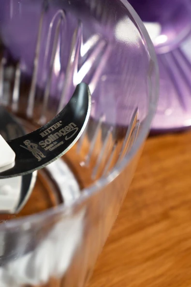 Sezka Life 5 Bıçaklı Manuel Doğrayıcı El Rondosu Mavi El Blenderi El Basmalı Rondo - Resim 2