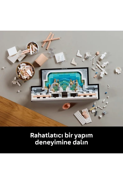 ® Architecture Trevi Çeşmesi 21062 - Yetişkinler için Koleksiyonluk Model Yapım Seti (1880P) - Resim 6