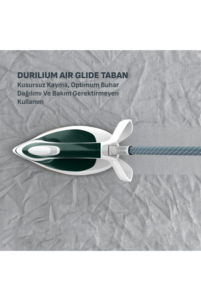 GV9E2 Pro Express Eco 140 gr Sürekli Buhar ve 560 gr Şok Buharlı 2200 Watt Buhar Kazanlı Ütü - Resim 6