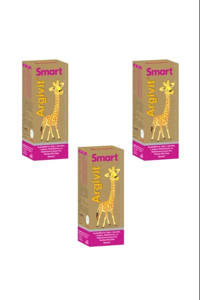 Argivit Smart Şurup 150 ml 3 Adet ürün görseli