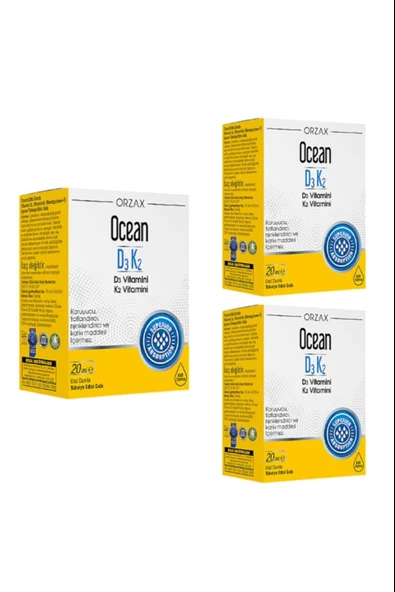 Ocean D3k2 Damla 20 ml 3 Adet ürün görseli