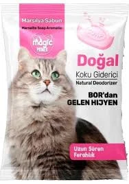Toi Moi Marsilya Sabunu Kokulu Kedi Kumu Sodyum Bentonit 5 L X 2 ADET  (1 ADET MARSİLYA SABUNLU KOKU GİDERİCİ HEDİYE) - Resim 2
