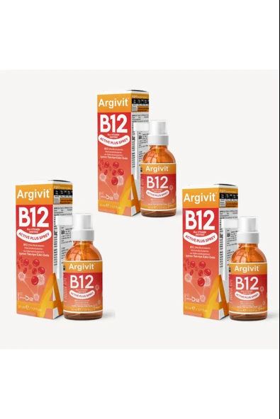Argivit B12 Sprey 3 Adet ürün görseli