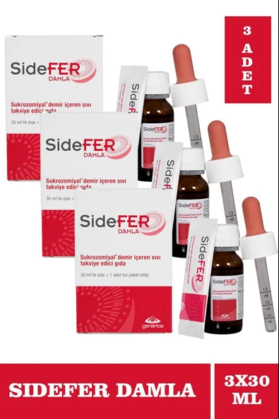 Sidefer Damla 30 ml 3 Adet ürün görseli