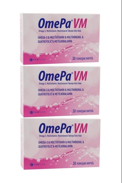 Omepa Vm 30 Kapsül 3 Adet ürün görseli
