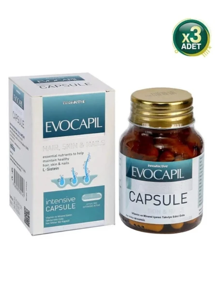 Evocapil Intensive 60 Kapsül 3 Adet ürün görseli