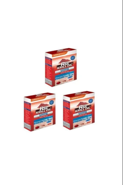 Red Krill Oil 500 Mg 30 Kapsül 3 Adet ürün görseli