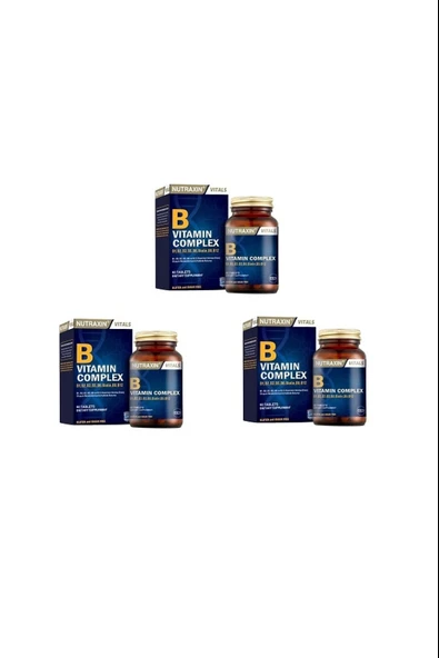 Nutraxin B Complex 60 Tablet 3 Adet ürün görseli