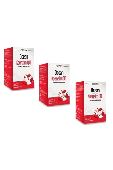 Ocean Koenzim Q10 100 mg 30 Kapsül 3 Adet ürün görseli