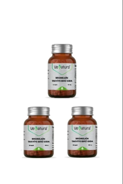 VeNatura Bromelain 60 Kapsül 3 Adet ürün görseli