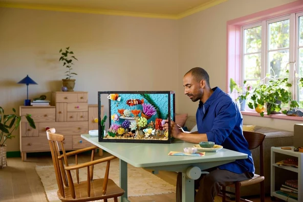 LEGO 10366 Icons Tropikal Akvaryum - Resim 6