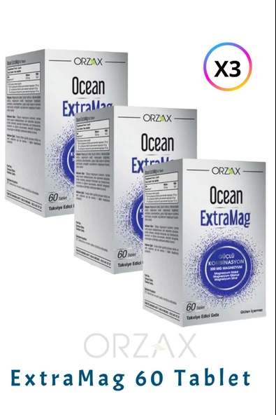 Ocean Extramag 60 Tablet 3 Adet ürün görseli