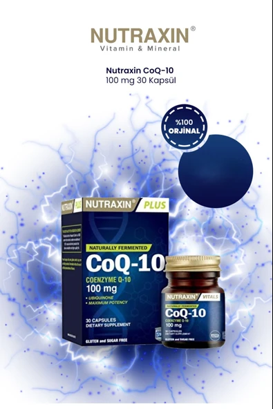 Nutraxin Coq-10 100mg 30 Kapsül 3 Adet - Resim 3