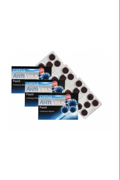 Cistus Antivirus Pastil 10 Adet 3 Adet ürün görseli