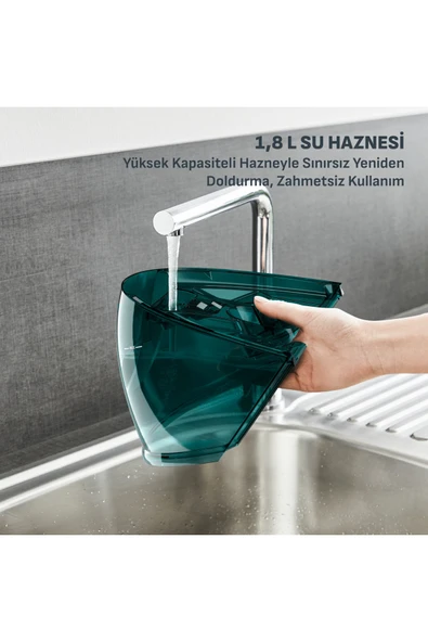 GV9E2 Pro Express Eco 140 gr Sürekli Buhar ve 560 gr Şok Buharlı 2200 Watt Buhar Kazanlı Ütü - Resim 3