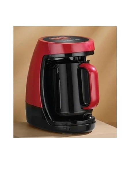 Lorenzo Kahveci Oto Türk Kahve Makinesi Kırmızı ürün görseli 1