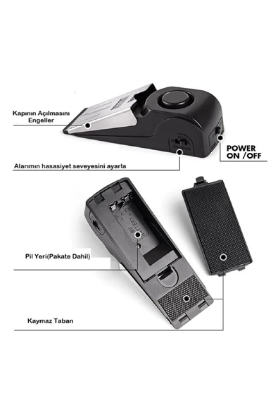 3 Kademeli, Kapı Durdurucu - Resim 3