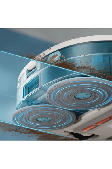 5000 Serisi Islak Kuru Robot Süpürge, Yüksek Emiş Gücü, Uzun Çalışma Süresi, Beyaz,XU5000/20 - Resim 2