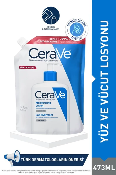 Cerave Nemlendirici Losyon Refill 473 ml ürün görseli 1