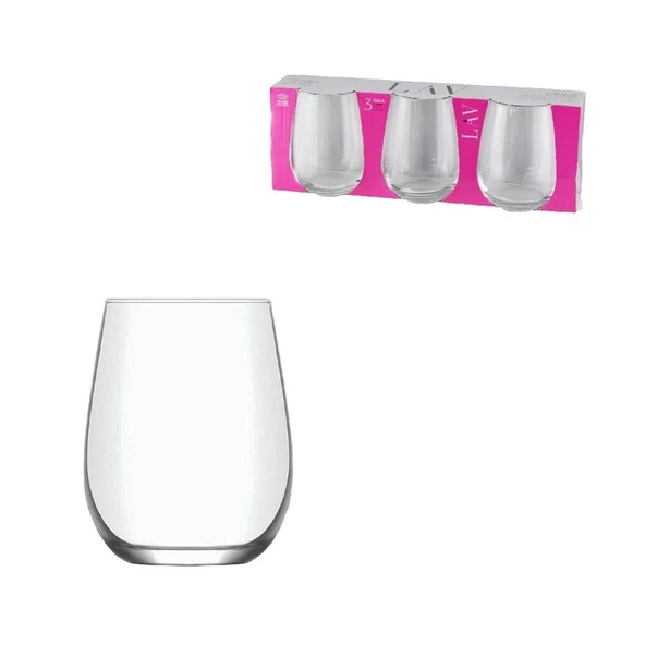 Lav Gaia Meşrubat ve Su Bardağı 360 cc 3lü ürün görseli