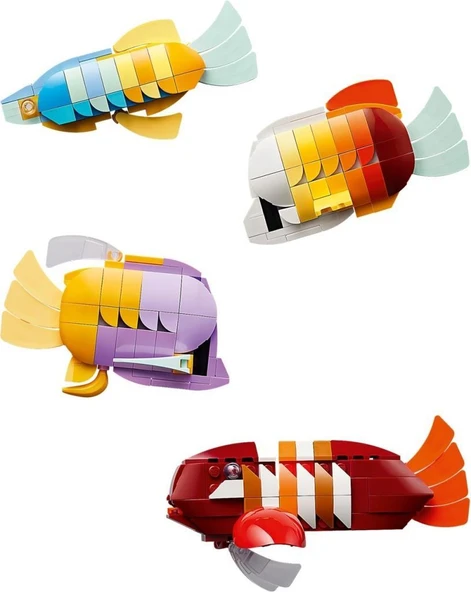 LEGO 10366 Icons Tropikal Akvaryum - Resim 12