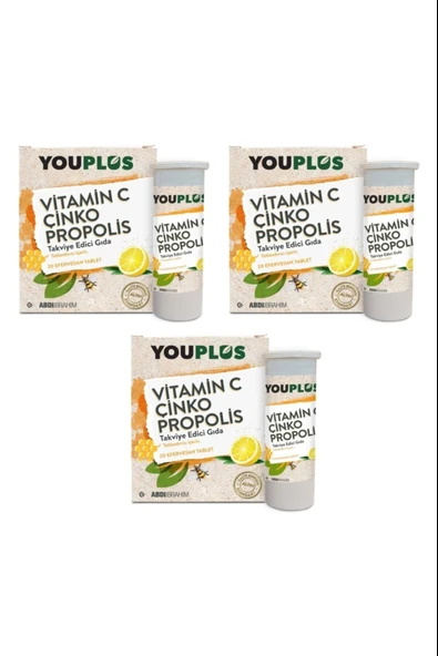 Youplus 20 Efervesan Tablet 3 Adet ürün görseli