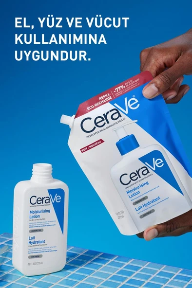 Cerave Nemlendirici Losyon Refill 473 ml - Resim 3