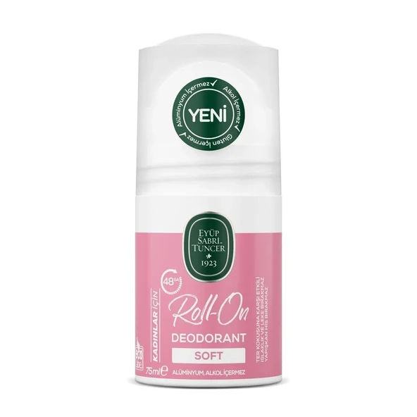 Eyüp Sabri Tuncer Kadın Roll On Deodorant 75 ml Soft ürün görseli 1