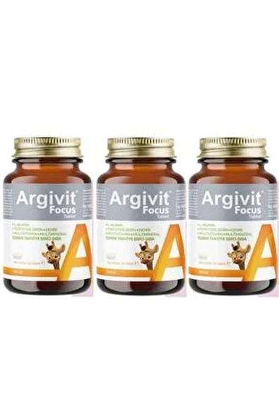 Argivit Focus 30 Tablet 3 Adet ürün görseli