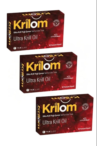 Krilom Ultra Krill Oil 30 Yumuşak Kapsül 3 Adet - Resim 2
