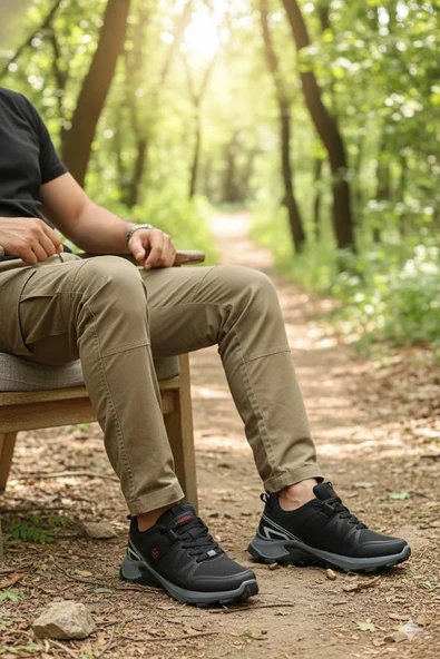 Fort 2923 Wks Rahat Outdoor Trekking Ayakkabı Erkek Ayakkabı - Resim 3