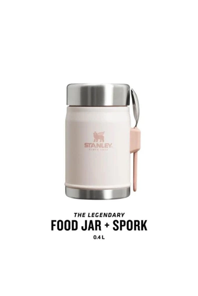 The Legendary Food Jar + Spork .4L / 14oz Rose Quartz Yemek Termosu - Resim 4