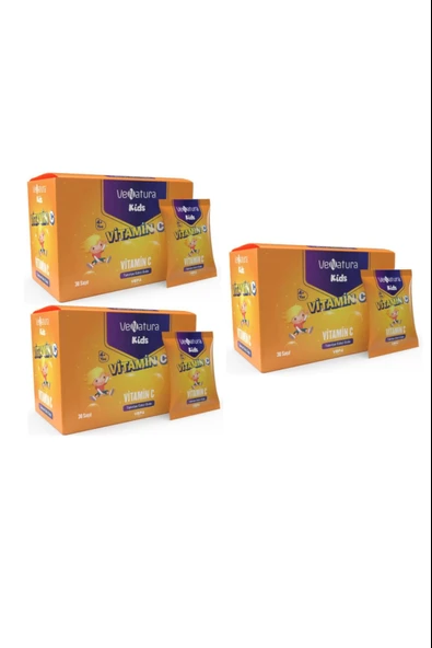 Venatura Kids Vitamin C 30 Saşe 3 Adet ürün görseli