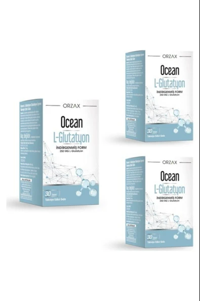 Ocean L-Glutatyon 250 mg 30 Tablet 3 Adet ürün görseli