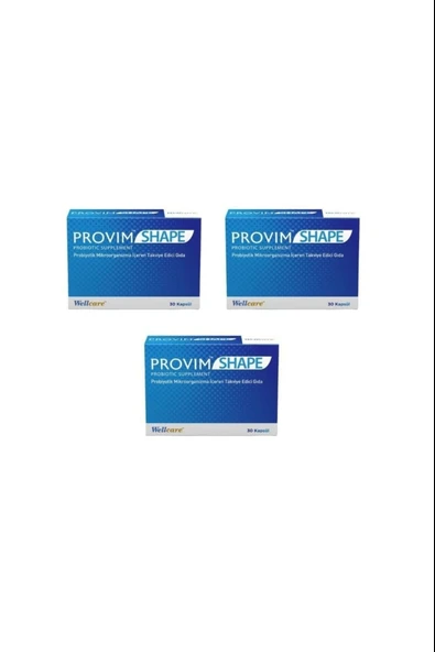 Wellcare Provim Shape 30 Kapsül 3 Adet ürün görseli