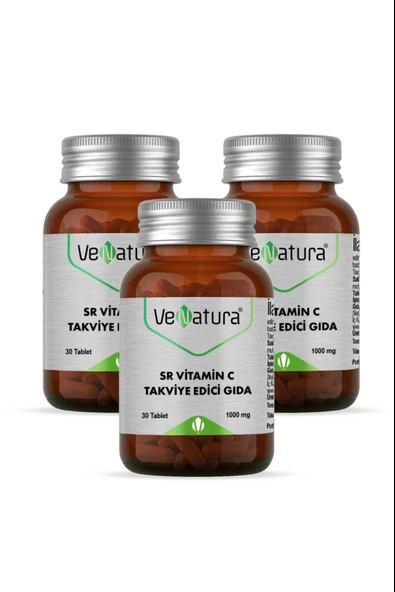 Venatura SR Vitamin C 1000 mg 30 Kapsül 3 Adet ürün görseli