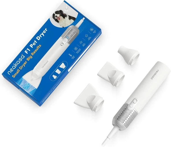 Neakasa F1 Evcil Hayvan Kurutma Makinesi - Sessiz, Hafif ve Güçlü Tüy Kurutucu - Resim 6