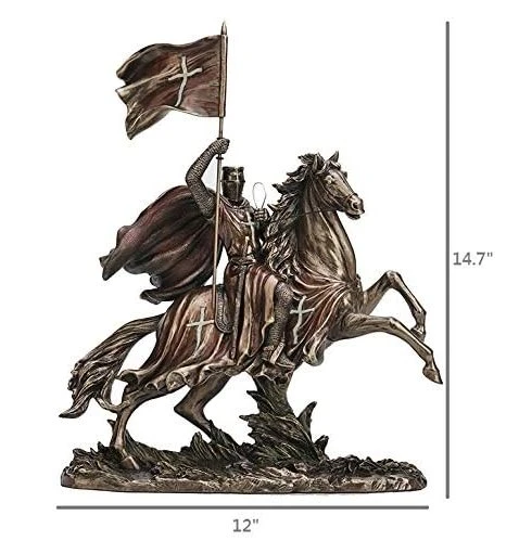 Veronese Design Ortaçağ Çağ Haçlı Seferleri Tapınak Şövalyesi - Resim 4