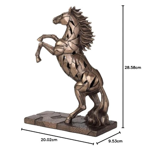 Veronese Design İçerisinde Aydınlatma Olan At Heykeli - Resim 2