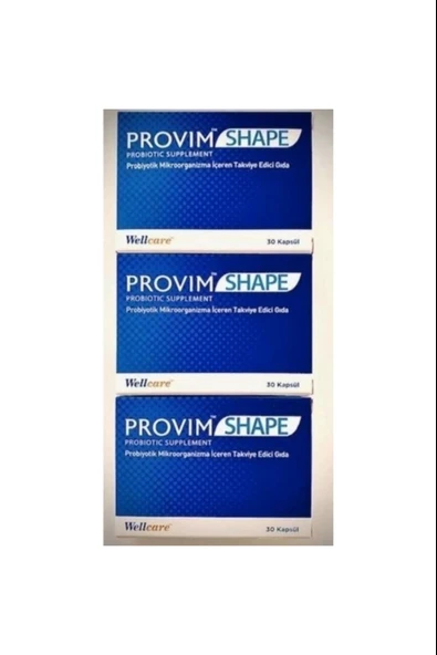 Wellcare Provim Shape 30 Kapsül 3 Adet ürün görseli