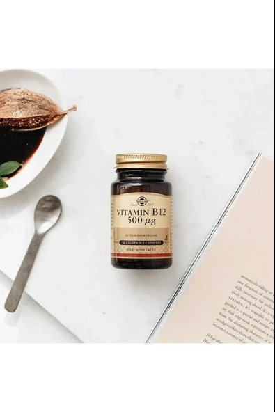 Solgar Vitamin B12 500 mcg 50 Kapsül 3 Adet - Resim 2